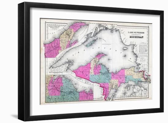 1880, Lake Superior, Michigan, United States-null-Framed Giclee Print