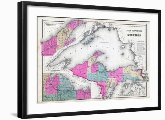 1880, Lake Superior, Michigan, United States-null-Framed Giclee Print