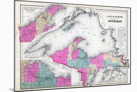 1880, Lake Superior, Michigan, United States-null-Mounted Giclee Print