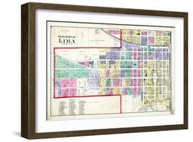 1880, Lima - West, Ohio, United States-null-Framed Giclee Print