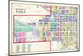 1880, Lima - West, Ohio, United States-null-Mounted Giclee Print