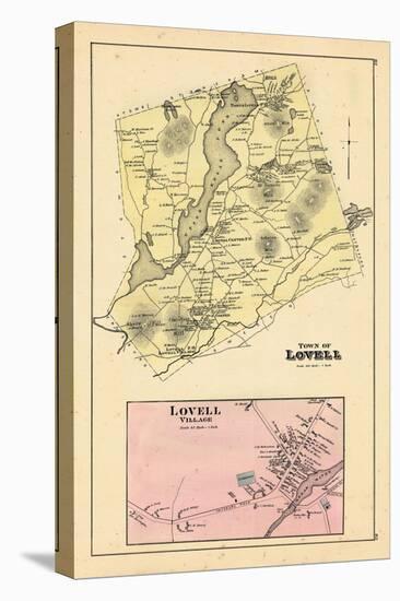 1880, Lovell Town, Lovell Village, Maine, United States-null-Stretched Canvas