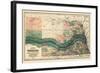 1880, Nebraska 1880 State Map, Nebraska, United States-null-Framed Giclee Print