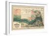 1880, Nebraska 1880 State Map, Nebraska, United States-null-Framed Giclee Print