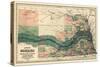 1880, Nebraska 1880 State Map, Nebraska, United States-null-Stretched Canvas