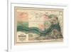 1880, Nebraska 1880 State Map, Nebraska, United States-null-Framed Premium Giclee Print