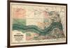 1880, Nebraska 1880 State Map, Nebraska, United States-null-Framed Giclee Print