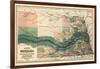 1880, Nebraska 1880 State Map, Nebraska, United States-null-Framed Giclee Print