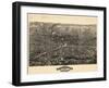 1880, Rochester 1880 Bird's Eye View, New York, United States-null-Framed Giclee Print