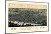 1880, Terre Haute Bird's Eye View, Indiana, United States-null-Mounted Giclee Print