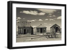 1880 Town, Pioneer Village, Stamford, South Dakota, USA-Walter Bibikow-Framed Photographic Print