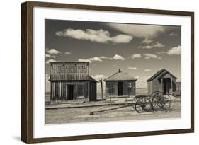 1880 Town, Pioneer Village, Stamford, South Dakota, USA-Walter Bibikow-Framed Photographic Print