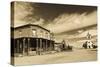1880 Town, Pioneer Village, Stamford, South Dakota, USA-Walter Bibikow-Stretched Canvas