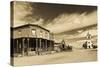 1880 Town, Pioneer Village, Stamford, South Dakota, USA-Walter Bibikow-Stretched Canvas