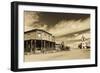 1880 Town, Pioneer Village, Stamford, South Dakota, USA-Walter Bibikow-Framed Photographic Print
