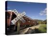 1880 Train, Hill City, Black Hills, South Dakota, United States of America, North America-Pitamitz Sergio-Stretched Canvas