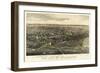 1880, Washington 1880c Bird's Eye View, District of Columbia, United States-null-Framed Giclee Print