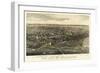 1880, Washington 1880c Bird's Eye View, District of Columbia, United States-null-Framed Giclee Print
