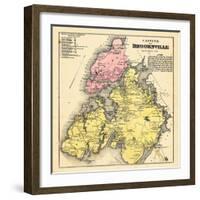 1881, Brooksville and Castine, Maine, United States-null-Framed Giclee Print