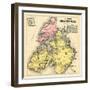 1881, Brooksville and Castine, Maine, United States-null-Framed Giclee Print