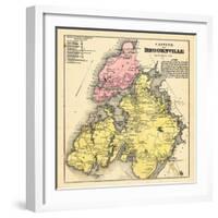 1881, Brooksville and Castine, Maine, United States-null-Framed Giclee Print