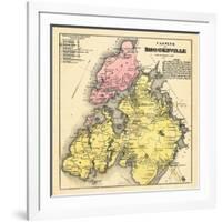 1881, Brooksville and Castine, Maine, United States-null-Framed Giclee Print