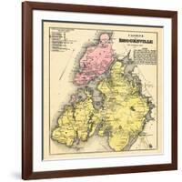 1881, Brooksville and Castine, Maine, United States-null-Framed Giclee Print