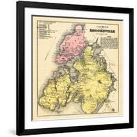 1881, Brooksville and Castine, Maine, United States-null-Framed Giclee Print