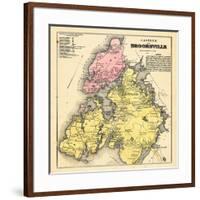 1881, Brooksville and Castine, Maine, United States-null-Framed Giclee Print