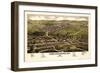 1881, Calumet - Hecla - Red Jacket Bird's Eye View, Michigan, United States-null-Framed Giclee Print
