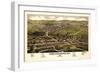 1881, Calumet - Hecla - Red Jacket Bird's Eye View, Michigan, United States-null-Framed Giclee Print