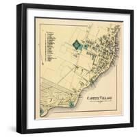 1881, Castine Village, Maine, United States-null-Framed Premium Giclee Print