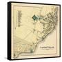 1881, Castine Village, Maine, United States-null-Framed Stretched Canvas