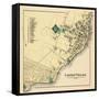 1881, Castine Village, Maine, United States-null-Framed Stretched Canvas