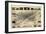 1881, Denver Bird's Eye View, Colorado, United States-null-Framed Giclee Print