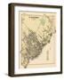 1881, Eastport Village, Maine, United States-null-Framed Giclee Print