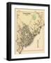 1881, Eastport Village, Maine, United States-null-Framed Giclee Print