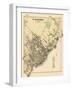 1881, Eastport Village, Maine, United States-null-Framed Giclee Print