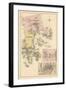 1881, Jonesboro, Jonesport, Indian River Village, Whitneyville Village, Maine, United States-null-Framed Giclee Print