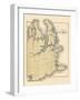 1881, Lubec Lot Plan, Maine, United States-null-Framed Giclee Print