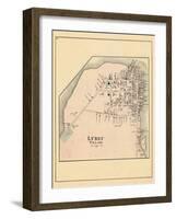 1881, Lubec Village, Maine, United States-null-Framed Giclee Print