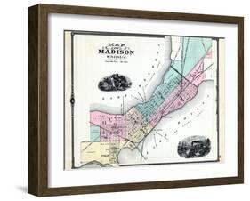 1881, Madison, Wisconsin, United States-null-Framed Giclee Print