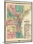 1881, Milwaukee City, Wisconsin, United States-null-Mounted Giclee Print