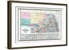1881, Nebraska State Map, United States-null-Framed Giclee Print