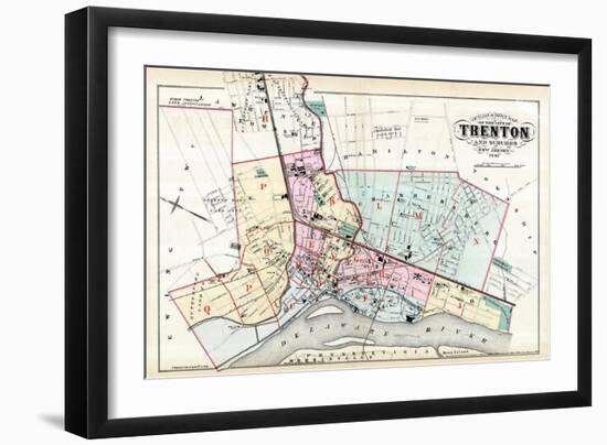 1881, Trenton, New Jersey, United States-null-Framed Giclee Print