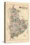 1881, Washington County Map, Maine, United States-null-Stretched Canvas