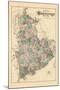 1881, Washington County Map, Maine, United States-null-Mounted Giclee Print