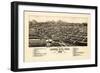 1882, Canon City Bird's Eye View, Colorado, United States-null-Framed Giclee Print