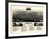 1882, Cheyenne 1882 Bird's Eye View, Wyoming, United States-null-Framed Giclee Print