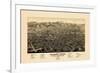 1882, Colorado Springs 1882c Bird's Eye View, Colorado, United States-null-Framed Giclee Print